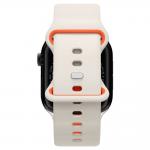 Curea Spigen Nano Pop Silicone compatibila cu Apple Watch 6/7/ 8/9/10/SE 40/41/41mm, Portocaliu Bej 4 - lerato.ro