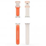 Curea Spigen Nano Pop Silicone compatibila cu Apple Watch 6/7/ 8/9/10/SE 40/41/41mm, Portocaliu Bej 7 - lerato.ro