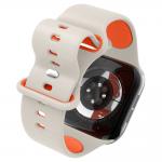 Curea Spigen Nano Pop Silicone compatibila cu Apple Watch 6/7/ 8/9/10/SE 40/41/41mm, Portocaliu Bej 8 - lerato.ro