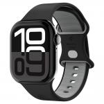 Curea Spigen Nano Pop compatibila cu Apple Watch 6/7/ 8/9/10/SE 40/41/42mm, Black Sesame 2 - lerato.ro