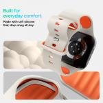 Curea Spigen Nano Pop compatibila cu Apple Watch 6/7/8/9/10/SE/Ultra 1/2, 44/45/46/49mm, Bej Portocaliu 12 - lerato.ro