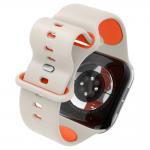 Curea Spigen Nano Pop compatibila cu Apple Watch 6/7/8/9/10/SE/Ultra 1/2, 44/45/46/49mm, Bej Portocaliu 8 - lerato.ro
