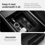 Cutie depozitare cotiera Spigen Tesla compatibil cu Tesla Model 3 / Y, Negru 7 - lerato.ro