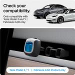 Suport auto Spigen Tesla Air pentru odorizant compatibil cu Tesla Model 3 & Y (2022 - 2023), Negru 3 - lerato.ro