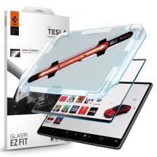 Accesorii Tablete, Folie sticla cu sistem de montare Spigen Tesla EZ Fit Anti Glare compatibila cu Tesla Model 3 2024, Transparent, lerato.ro