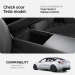 Cutie depozitare pentru cotiera Spigen Tesla compatibil cu Tesla Model 3 2024 Highland, Negru 13 - lerato.ro