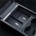 Cutie depozitare pentru Consola Centrala Spigen Tesla compatibil cu Tesla Model 3 2024 Refresh, Negru 7 - lerato.ro
