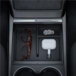 Cutie depozitare pentru Consola Centrala Spigen Tesla compatibil cu Tesla Model 3 2024 Refresh, Negru 8 - lerato.ro