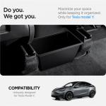 Cutie depozitare Rear Air Outlet Spigen Tesla compatibil cu Tesla Model 3/Y, Negru 13 - lerato.ro