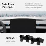 Suport auto Spigen Tesla Air pentru odorizant compatibil cu Tesla Model 3 2024, Negru 3 - lerato.ro