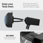 Suport auto Spigen Tesla Air pentru odorizant compatibil cu Tesla Model 3 2024, Negru 5 - lerato.ro