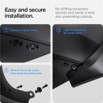 Set 4 aparatori noroi Spigen Tesla Mud Flaps compatibile cu Tesla Model Y (2022–2023), Negru 6 - lerato.ro