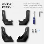 Set 4 aparatori noroi Spigen Tesla Mud Flaps compatibile cu Tesla Model Y (2022–2023), Negru 7 - lerato.ro