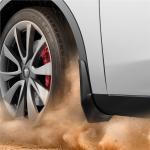 Set 4 aparatori noroi Spigen Tesla Mud Flaps compatibile cu Tesla Model Y (2022–2023), Negru 8 - lerato.ro