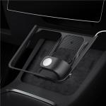 Incarcator autoSpigen Tesla 3 in 1,Wireless Charging Hub, compatibil cu Tesla Model 3 (2021–2023) / Model Y (2021–2025), Negru 13 - lerato.ro
