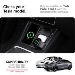 Incarcator autoSpigen Tesla 3 in 1,Wireless Charging Hub, compatibil cu Tesla Model 3 (2021–2023) / Model Y (2021–2025), Negru 6 - lerato.ro