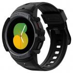 Carcasa Rugged Armor Pro cu bratara compatibila cu Samsung Galaxy Watch 4/5 44mm, Charcoal Gray 2 - lerato.ro