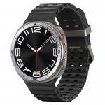 Carcasa protectie Spigen Bezel Tune compatibila cu Samsung Galaxy Watch 8 44mm, Silver 2 - lerato.ro