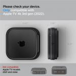 Suport TV Spigen Silicone Fit compatibil cu Apple TV 4K Gen 3 (2022), Negru 8 - lerato.ro