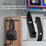 Suport TV Spigen Silicone Fit compatibil cu Apple TV 4K Gen 3 (2022), Negru 10 - lerato.ro