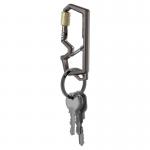 Carabina tip breloc Spigen Gen 2 cu inel pentru chei, Gunmetal 14 - lerato.ro