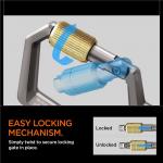 Carabina tip breloc Spigen Gen 2 cu inel pentru chei, Gunmetal 7 - lerato.ro