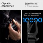 Set 2 carabine Spigen KeyRing cu inel pentru chei, Negru 6 - lerato.ro