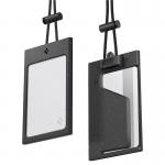 Ecuson Legitimatie Spigen Badge Holder cu Snur MagSlide, Suport 2 carduri, Negru 8 - lerato.ro