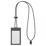 Ecuson Legitimatie Spigen Badge Holder cu Snur MagSlide, Suport 2 carduri, Negru 10 - lerato.ro