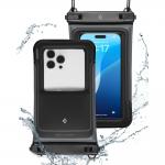 Set 2 huse Spigen A611P pentru telefoane de maxim 6.9 inch, PVC / TPU, Waterproof, Negru 3 - lerato.ro