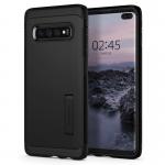 Carcasa Spigen Tough Armor cu Kickstand compatibila cu Samsung Galaxy S10 Plus, Negru 3 - lerato.ro