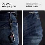 Carabina Spigen KeyRing cu inel pentru chei, Negru 4 - lerato.ro