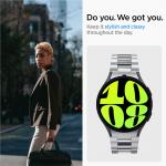 Curea din otel inoxidabil Spigen Modern compatibila cu Samsung Galaxy Watch 7 40/44mm, Silver 3 - lerato.ro