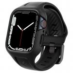 Carcasa Spigen Liquid Air Pro compatibila cu Apple Watch 7/8/9 45mm, Negru 2 - lerato.ro