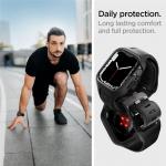 Carcasa Spigen Liquid Air Pro compatibila cu Apple Watch 7/8/9 45mm, Negru 5 - lerato.ro