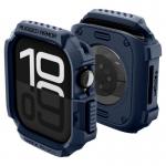 Carcasa Spigen Rugged Armor V2 compatibila cu Apple Watch 11 42mm, Navy Blue 3 - lerato.ro