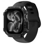 Carcasa Spigen Rugged Armor V2 compatibila cu Apple Watch 11 46mm, Negru 3 - lerato.ro