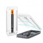 Set 2 folii sticla Spigen Glass tR EZ Fit, Kit montare inclus, compatibile cu Nothing Phone (3), Transparent 2 - lerato.ro
