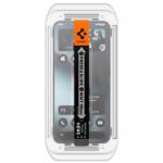 Set 2 folii sticla Spigen Glass tR EZ Fit, Kit montare inclus, compatibile cu Nothing Phone (3), Transparent 3 - lerato.ro