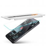 Set 2 folii sticla Spigen Glass tR EZ Fit, Kit montare inclus, compatibile cu Nothing Phone (3), Transparent 4 - lerato.ro
