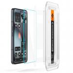 Set 2 folii sticla Spigen Glass tR EZ Fit, Kit montare inclus, compatibile cu Nothing Phone (3), Transparent 6 - lerato.ro