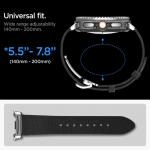 Curea din piele naturala Spigen Enzo compatibila cu Samsung Galaxy Watch 8 40/44/46mm, Negru 12 - lerato.ro