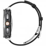 Curea din piele naturala Spigen Enzo compatibila cu Samsung Galaxy Watch 8 40/44/46mm, Negru 4 - lerato.ro