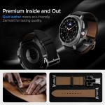 Curea din piele naturala Spigen Enzo compatibila cu Samsung Galaxy Watch 8 40/44/46mm, Negru 8 - lerato.ro