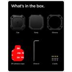 Set 4 huse Spigen Tough Armor compatibila cu Apple AirTag, Negru 14 - lerato.ro