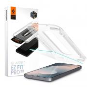 Folie sticla Spigen Glass tR EZ Fit Pro HD compatibila cu Samsung Galaxy S25 FE, Transparent