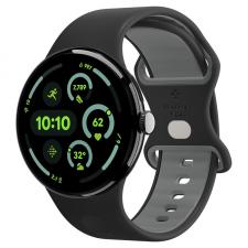 Accesorii Google Watch, Carcasa Spigen Nano Pop compatibila cu Google Pixel Watch 4 / 3, 45mm, Negru, lerato.ro