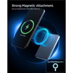 Baterie externa portabila Spigen Essential, 5000mAh, Compatibila MagSafe, Incarcare Wireless 15W, PD 22.5W, USB-C, Albastru 6 - lerato.ro