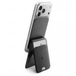 Suport universal card pentru telefon Spigen Slim Fold Tripod, Phone Stand, MagSafe, Negru 3 - lerato.ro
