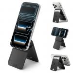 Suport universal card pentru telefon Spigen Slim Fold Tripod, Phone Stand, MagSafe, Negru 13 - lerato.ro